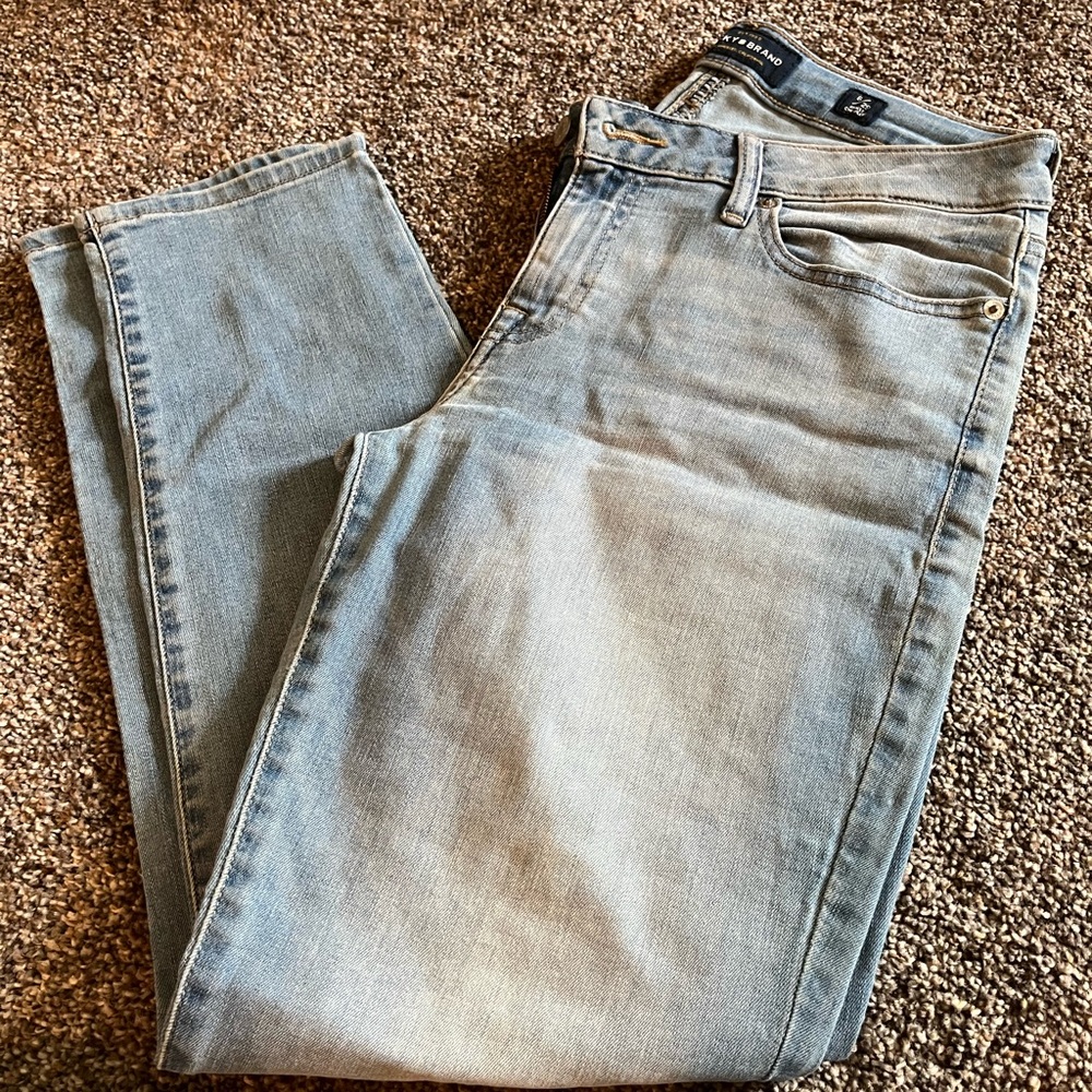 Perfect condition ankle skinny jeans, lucky brand, barely worn